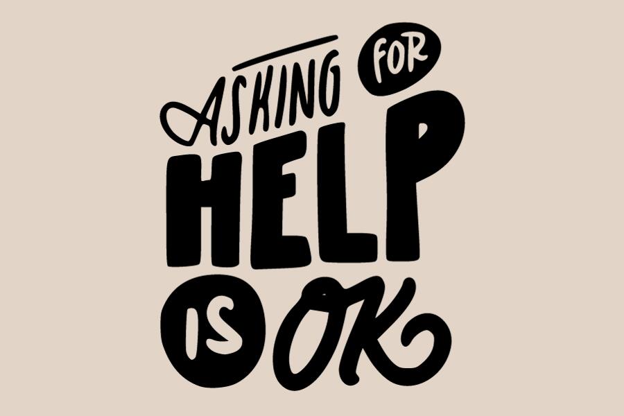 Asking for Help is OK heading